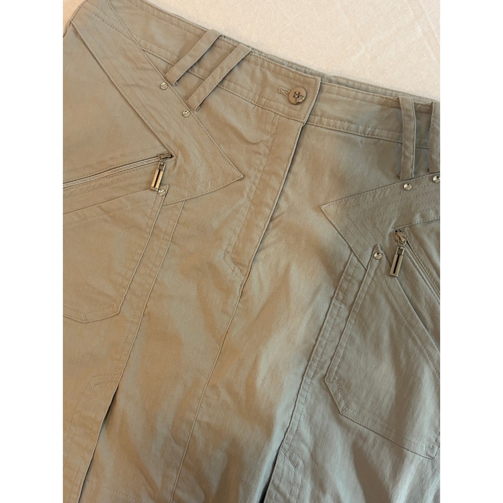 Jamie Sadock Womens Golf Skort Gray Size 10 Activewear Skirt Zipper Pockets - Picture 9 of 10